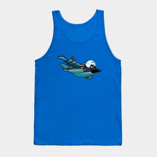 Cartoon fighter plane Tank Top